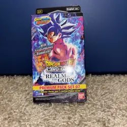 Dragon Ball Super Card Game Realm of the Gods Premium Pack Set 07 Sealed - Image 1