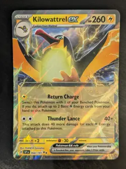 Kilowattrel EX 068/191 - Double Rare - Surging Sparks - Pokemon TCG Card NM - Image 1