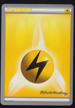 Lightning Energy World Championship Pokemon Trading Card TCG - Image 1