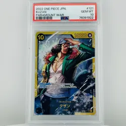 PSA 10 Kuzan SEC OP02-121 One Piece Card Japanese Secret Rare - Image 1