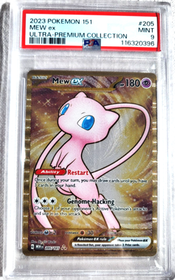 Mew ex - (151 Metal Card) 205/165 Sv: Scarlet & Violet 151 Regular PSA 9 - Image 2