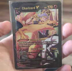 Pokemon Charizard V TG03/TG30 Foil 170 HP Royal Blaze Flame Trading Card English - Image 1