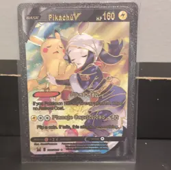 Pokemon Pikachu V TG05/TG30 Foil Spanish Basic 160 HP 50 Attack Trading Card - Image 1