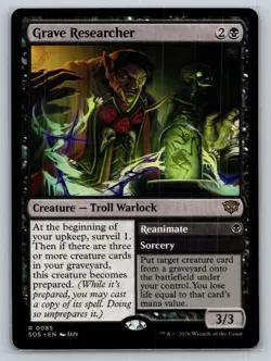 Grave Researcher Secrets of Strixhaven Regular - Image 1