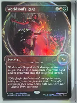 Worldsoul's Rage (Showcase & Foil) - R316 - MTG - Murders of Karlov Manor (MKM) - Image 1
