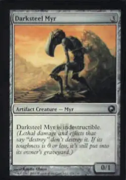 Darksteel Myr - Scars of Mirrodin: #151, Magic: The Gathering Nm C265 - Image 1