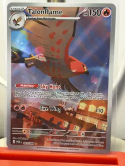 Pokemon TCG Talonflame Perfect Order Illustration Rare Full Art 091/088 - Image 1