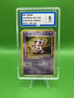 Pokemon Jungle Holo Rare Mr Mime No. 122 (1997) Japanese Edition Grade 6 AEY! - Image 1