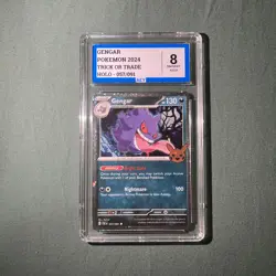 pokemon gengar trick or trade holo 057/091 grade 8 AEY - Image 1