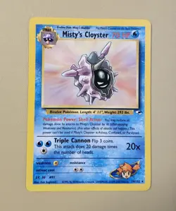2000 Pokemon WOTC English Gym Heroes Misty's Cloyster GHmC1 - Image 1