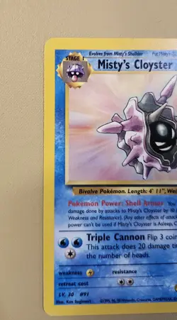 2000 Pokemon WOTC English Gym Heroes Misty's Cloyster GHmC1 - Image 2