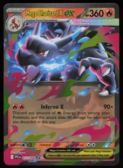 MEGA CHARIZARD X EX 013/094 DOUBLE RARE PHANTASMAL FLAMES POKEMON NM/M - Image 1