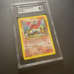 2001 Pokemon Neo Revelation #7 Ho-Oh Hologrpahic SGC 4 VG-EX - Image 4