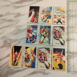 Tekkaman Old Menko card set of 10 Tatsunoko With tracking Vintage 250904 F/S - Image 1