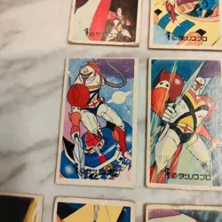 Tekkaman Old Menko card set of 10 Tatsunoko With tracking Vintage 250904 F/S - Image 5