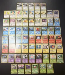 Pokemon 65 Card Lot Black/White & HGSS Era mainly w/ cards from 1999-2014 - Image 1