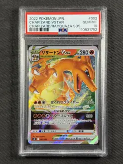Pokemon Cards TCG PSA 10 GEM MT Jpn Charizard Vstar Rayquaza S.Deck 002/030 - Image 1