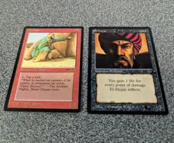 MTG Arabian Nights Ali Baba and El-Hajjaj CCG Cards Magic the Gathering - Image 2