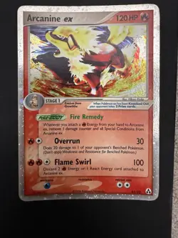 Arcanine EX Holo Pokemon Card 83/92 Legend Maker Series - Image 1