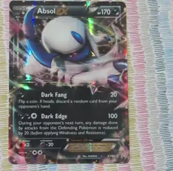 Pokemon Absol EX XY62 Black Star Promo Full Art Holo English 170 HP Card - Image 1
