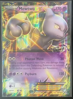 Mewtwo EX XY183 JUMBO Oversized Pokemon Card Holo - Image 1