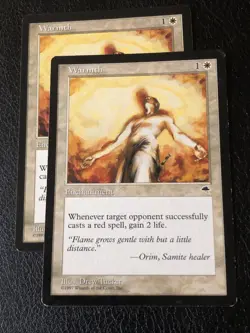 Warmth X2 Tempest Ex/NM Condition See Front/back Pics MTG - Image 1