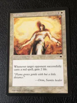 Warmth X2 Tempest Ex/NM Condition See Front/back Pics MTG - Image 2