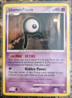 Pokemon 2008 Legends Awakened Unown R 77 LP - Image 1
