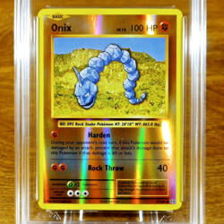 Pokemon XY Evolutions Onix 61/108 AGS Gem-MT 10 Common Reverse Holo 2016 - Image 2
