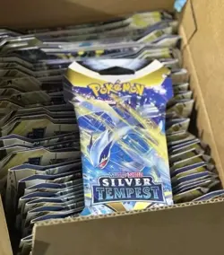 36x Pokemon Silver Tempest Sealed Sleeved Booster Packs - Image 1