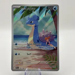 Pokemon TCG Destined Rivals Misty's Lapras 194/182 Illustratrion Rare NM - Image 1
