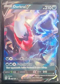 Darkrai V Ultra Rare SWSH10: Astral Radiance 098/189 NM - Holo Pokemon - Image 1