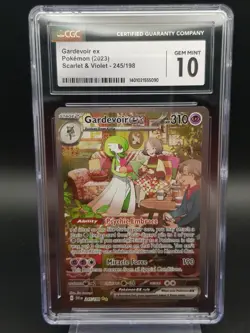 Pokemon Gardevoir Ex 245/198 Scarlet & Violet Grade 10 CGC Full Art Secret Rare - Image 1