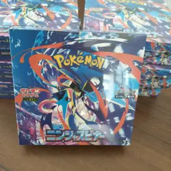 Ninja Spinner Booster Box Pokemon Mega M4 Japanese w Shrink box japan JPN - Image 1
