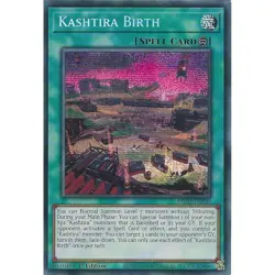 Yu-Gi-Oh Kashtira Birth MP23-EN200 Prismatic Secret Rare 1st Edition - Image 1