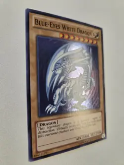 Blue-Eyes White Dragon DPKB-EN001 Super Rare Yugioh Duelist Pack Kaiba Unlimited - Image 2