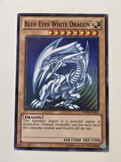 Blue-Eyes White Dragon DPKB-EN001 Super Rare Yugioh Duelist Pack Kaiba Unlimited - Image 3