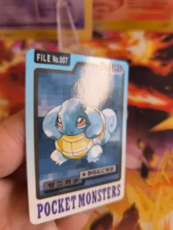 Pokemon Karte Card Pocket Monsters Carddass 1997 japanese Exc-NM Squirtle Schigg - Image 2