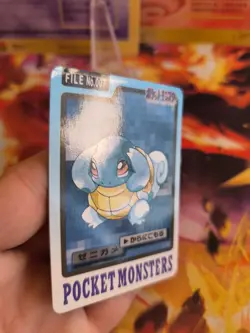 Pokemon Karte Card Pocket Monsters Carddass 1997 japanese Exc-NM Squirtle Schigg - Image 3