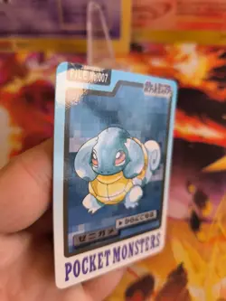 Pokemon Karte Card Pocket Monsters Carddass 1997 japanese Exc-NM Squirtle Schigg - Image 4