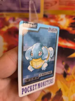Pokemon Karte Card Pocket Monsters Carddass 1997 japanese Exc-NM Squirtle Schigg - Image 5