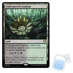 UNDERGROWTH STADIUM Commander Masters Magic MTG MINT CARD - Image 1