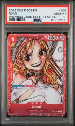 2023 ONE PIECE PREMIUM CARD COLLECTION -ONE PIECE FILM RED- 007 NAMI PSA 10 - Image 1
