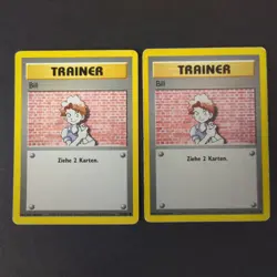 Pokemon Card WOTC 1999: Bill 91/102 x2 - Base Set (German) - Image 1