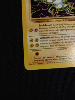 Pokemon TCG Magneton Fossil Card 26/62 Unlimited Non-Holo Rare, LP Condition - Image 5