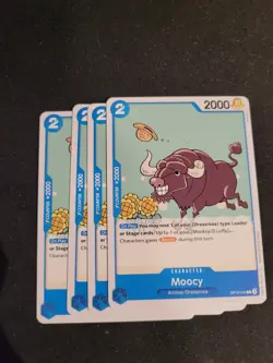 4x Moocy OP10-043 English C Royal Blood One Piece Card Game - Image 1