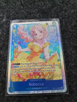 Rebecca OP15-053 SR Adventure on KAMI’s Island English ONE PIECE Card - Image 1