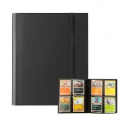 Trading Card Binder Double-sided 4 Pocket 20 Pages With 160 Pockets Sports Ba... - Image 1