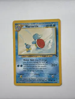 Pokemon TCG Wartortle Card 15/18 Southern Islands Promo Non Holo LP 1999 WOTC - Image 1