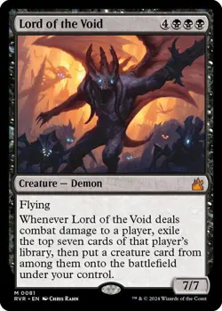 MTG Ravnica Remastered Retro Frame Card Lord of the Void - Image 1